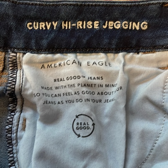 AE Curvy hi-rise stretch jeans jegging - Picture 3 of 5